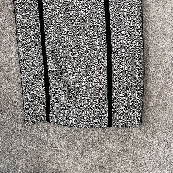 Banana Republic Dress Womens 0 BLack Lace Overlay Sleeveless Scoop Neck Zip - Picture 5 of 13